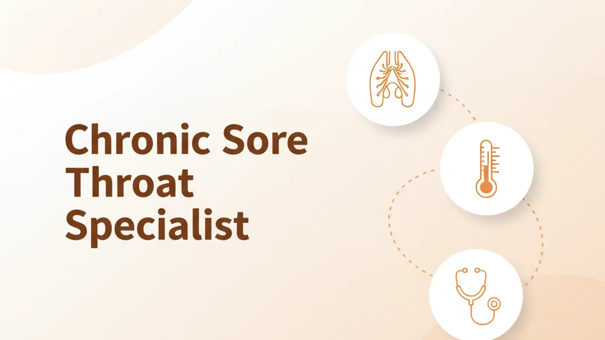 Chronic Sore Throat: When to See an ENT in Chennai